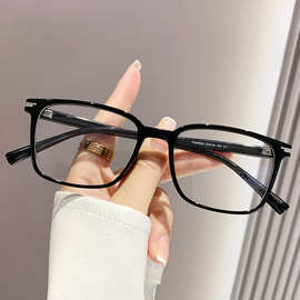 新款TR90小方框眼镜框男韩版素颜显瘦近视装饰眼镜架女近视眼镜
