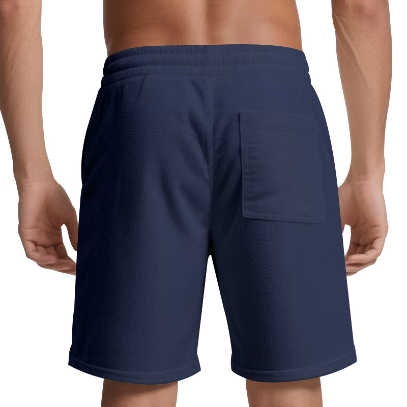 Herren Cord Shorts Mit Tunnelzug Für Strand Und Freizeit_voghion.com