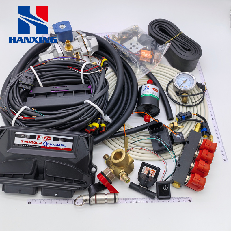 Car Oil-To-Gas Conversion Stag300 Natural Gas Four-Cylinder Kit Gas Vehicle Parts Engine