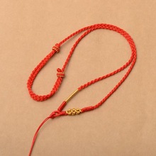 非金属布艺吊坠 雏菊桃花吊坠挂绳全手工时尚项链个性小众气质