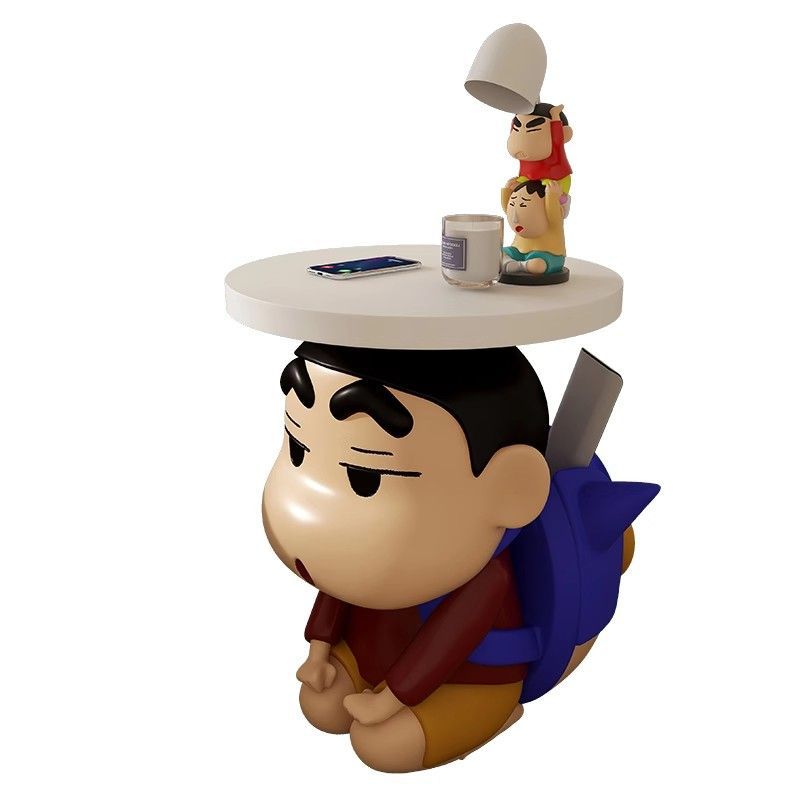 크리 에이 티브 크림 스타일 크레용 작은 새 거실 소파 사이드 캐비닛 코너 이동식 침실 캐비닛 가정용 바닥-스탠딩 장식품