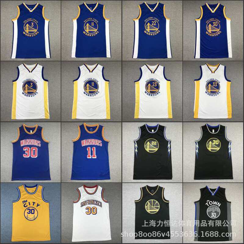 Cross-Border Jersey Warriors 10 Butler 30 Curry Embroidered New Basketball Shirt Sports Top Casual Loose Fit for Men and Women Cross-Border Jersey Warriors 10 Butler 30 Curry Embroidered New Basketball Shirt Sports Top Casual Loose Fit for Men and Women