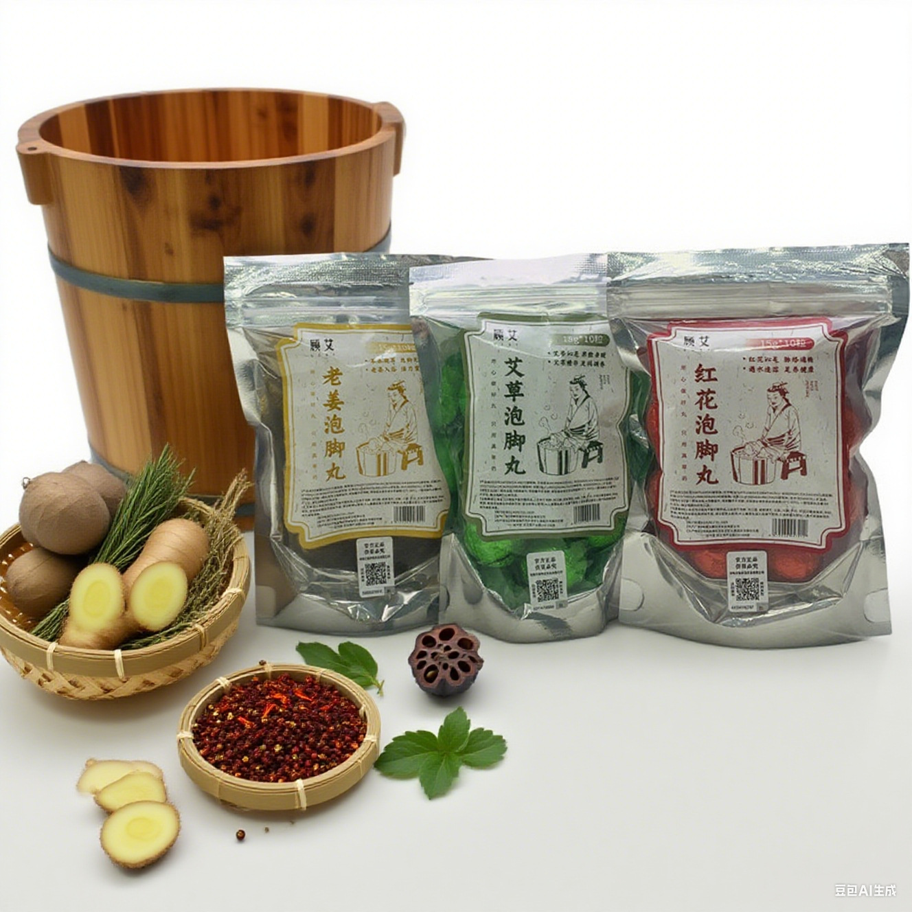 Household Steam Foot Soak Liquid, Herbal Foot Bath Tablets, Essential Oil Bath Foot Packs, Salt Foot Soak Balls