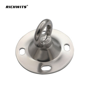 360-Degree Rotating Swing Fixing Plate Aerial Yoga Hammock Sandbag Hanging Buckle Hanging Chair Fixing Hook Stainless Steel