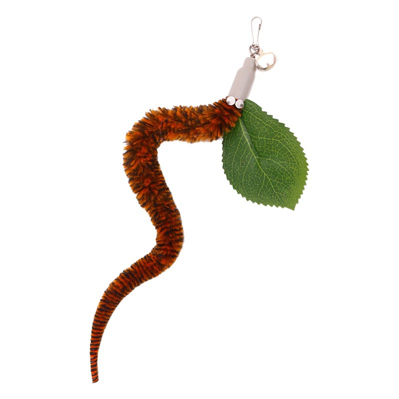 Забавная кошачья палка маленькая Летающая насекомая Замена головы перо Стрекоза Насекомое Белл игрушка для кошек трансграничная электронная коммерция Горячая продажа оптовая продажа с фабрики