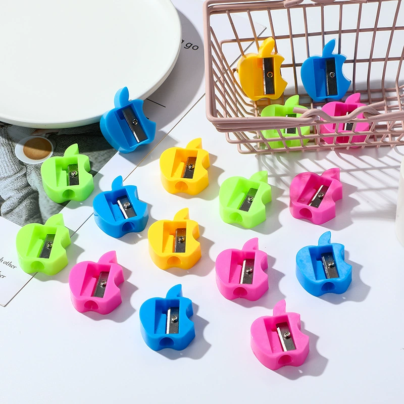 Apple, plastic sharpener, stationery, (Cross-border trading), Birthday gift