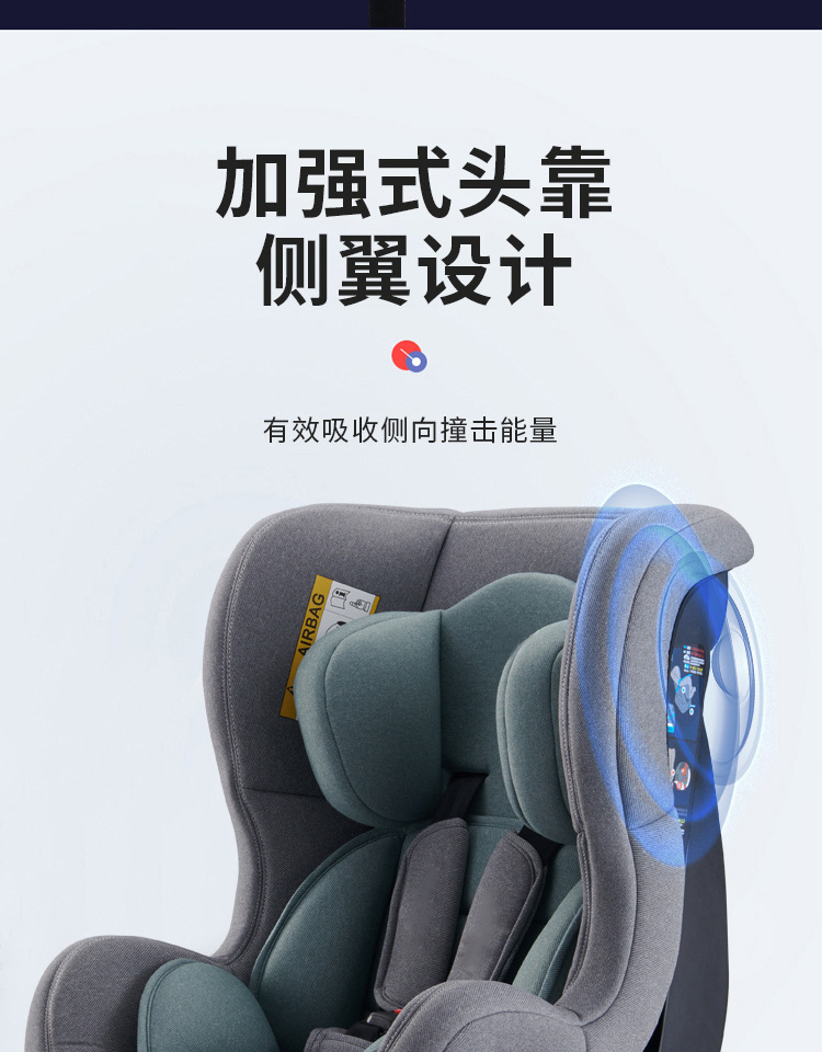 0-4 Years Old Kidsren's Safety Seat Eco Certified Sitable and Reclining Multi-Position Adjustable Baby Seat Car Universal Type