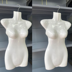 メーカー直販半身モデル白成人モデル女性服道具展示モデル