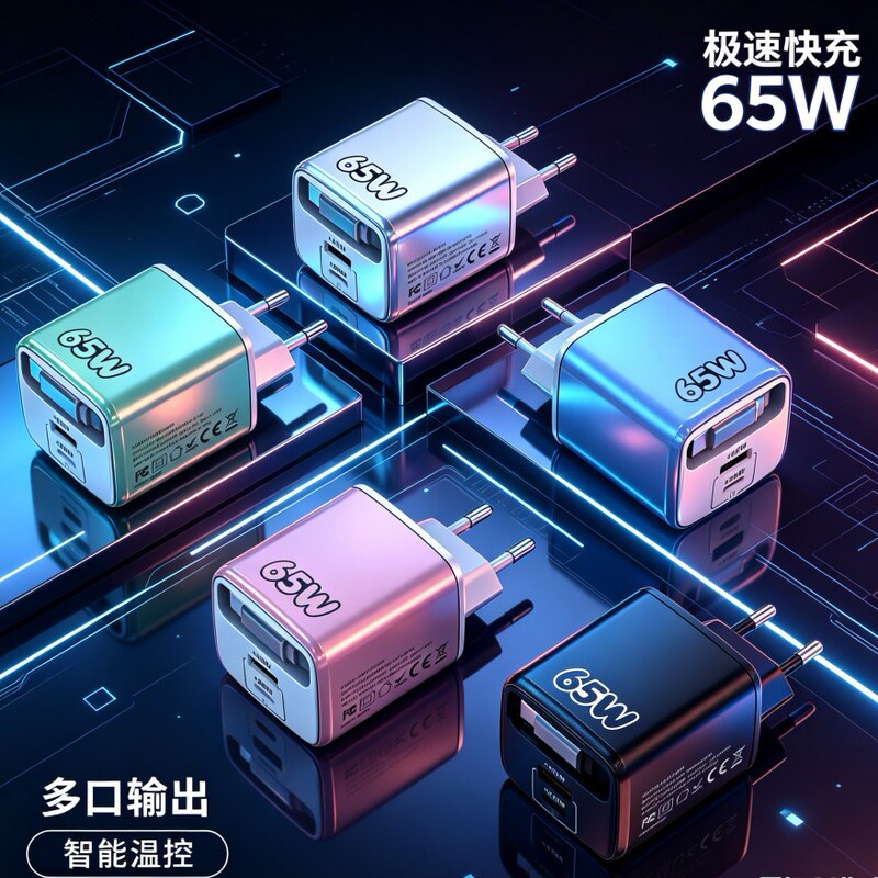 New Retractable Cable Pd65W Macaron Color Charger Small Appliance Travel Charger Pd+Usb Multi-Port Fast Charging Adapter New Retractable Cable Pd65W Macaron Color Charger Small Appliance Travel Charger Pd+Usb Multi-Port Fast Charging Adapter