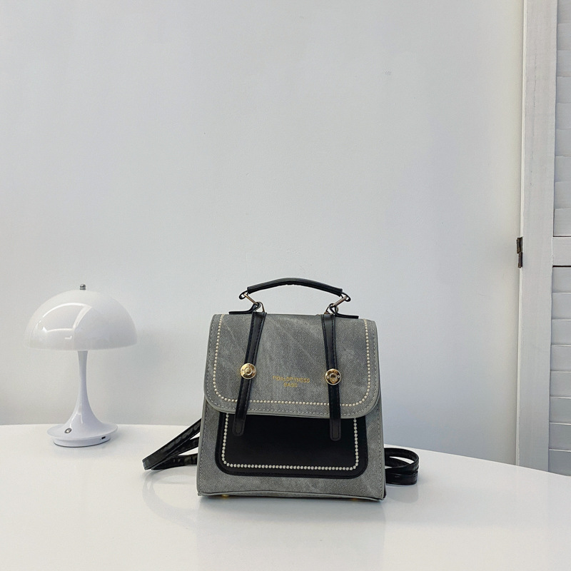 Women's Commuter Backpack Retro Style Versatile Crossbody Bag_voghion.com
