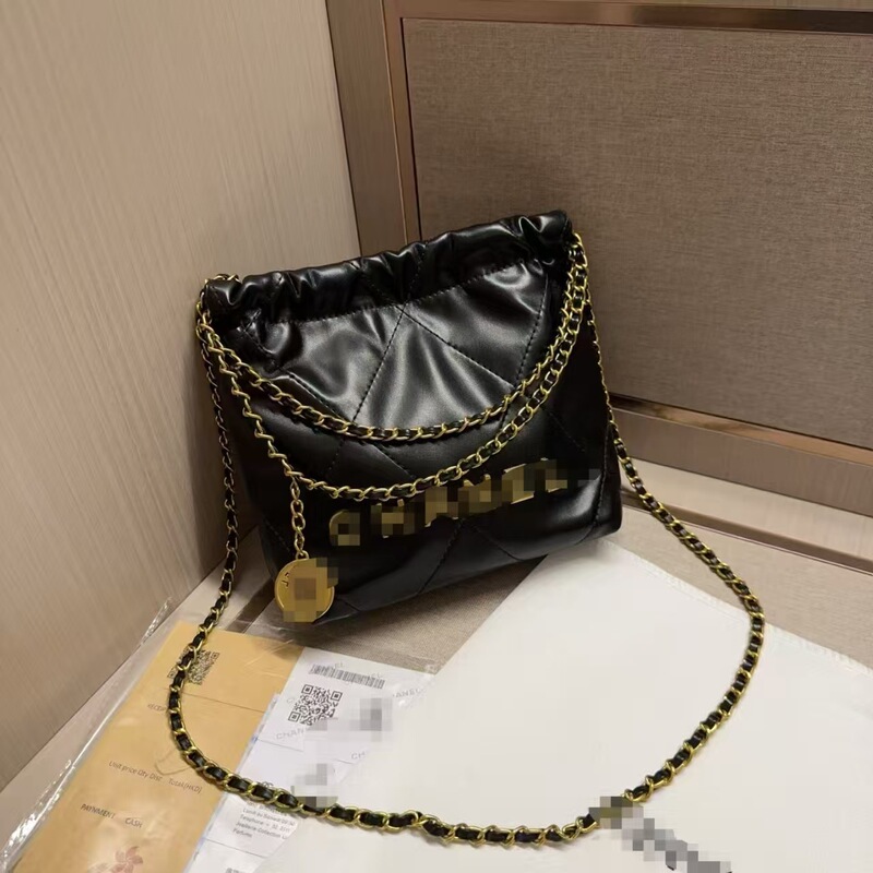 小香风菱格链条包包女2025夏新款mini垃圾袋包单肩斜挎迷你托特包|undefined