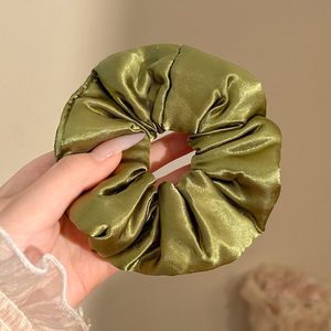 Dulce de alto nivel, anillo de cabello de intestino grueso, cordón de cabello de cola de caballo baja coreana, cordón de cabello grande, delicado, adornamiento de cabello de princesa de alto valor