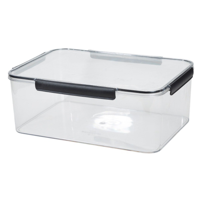 Longxiansen Large Capacity Refrigerator Preservation Box Multifunctional Sealed Plastic Storage Box Transparent Fruit and Vegetable Storage Box