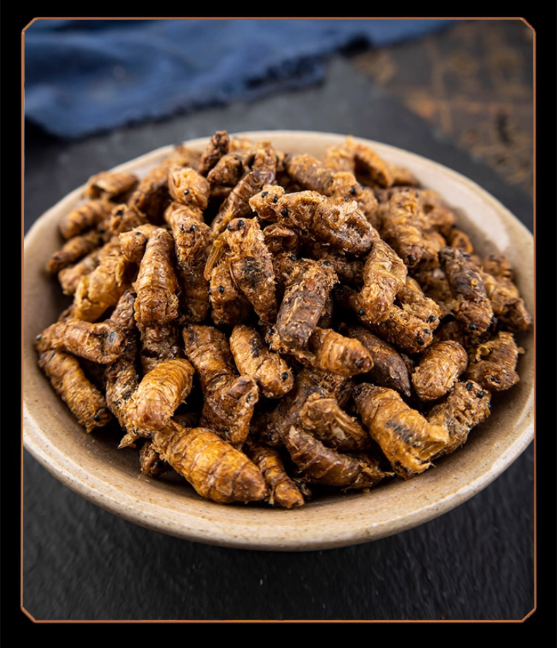 Dried Male Silkworm Moth Bombyx Mori 500g Traditional TCM Herb for Wine Infusion in use
