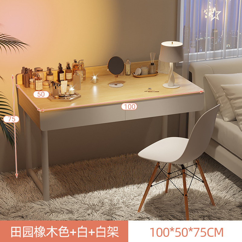 Mesa de maquillaje simple dormitorio de niñas hogar blanco comedor de vestir ins viento simple alquiler de escritorio de computadora