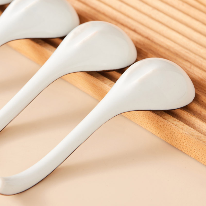 Japansk keramisk soppslev med stort hantag blå och vit_voghion.com