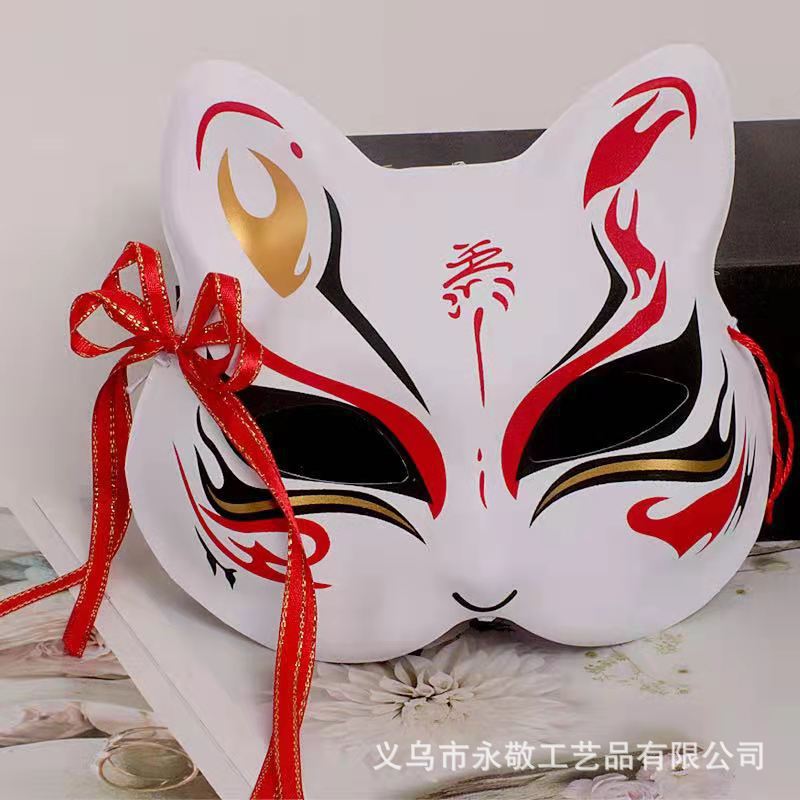 国境を越えたキツネ猫の顔マスクネット赤同金全顔古風マスクメーカー直販