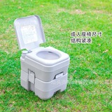 Дорожный портативный туалет для кемпинга для авто, поршень, тонер