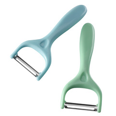 Stylish Nordic Color Fruit and Vegetable Peeler Household Sharp Stainless Steel Color Handle Fruit Peeler Wholesale