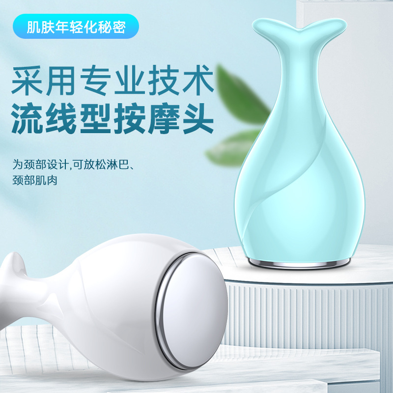 小紅書駱王宇同款物理小冰錘冷敷儀冷熱美容院冰肌冰頭冰敷導入儀