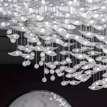 大型酒店会所别墅售楼部大堂灯创意飞鱼商场大厅灯具定制工程吊灯