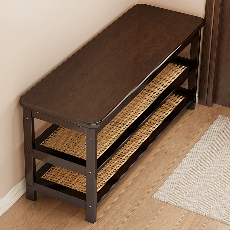 Оптовая скамья для переобувания для прихожей, обувной шкаф с сиденьем, встроенная скамья для примерки обуви, прихожая, несборная.