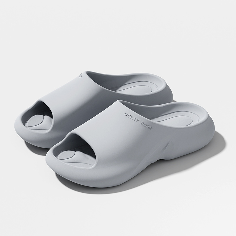 Pantofole estive da uomo di nuovo stile, abbigliamento esterno semplice, antiscivolo, antibatteriche, casa interna con suola spessa, non puzzolenti, silenziose, comode, pantofole da donna
