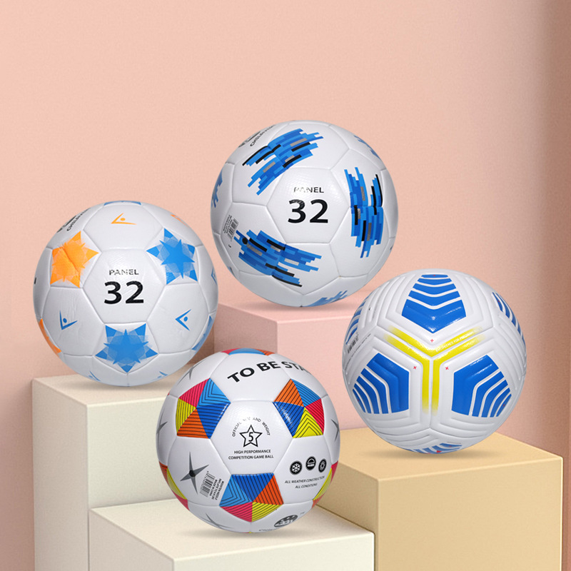 N ° 5 de chapa LA PU competencia adultos entrenamiento Copa Del Mundo PVC juguetes para niños N ° 4 fútbol al por mayor