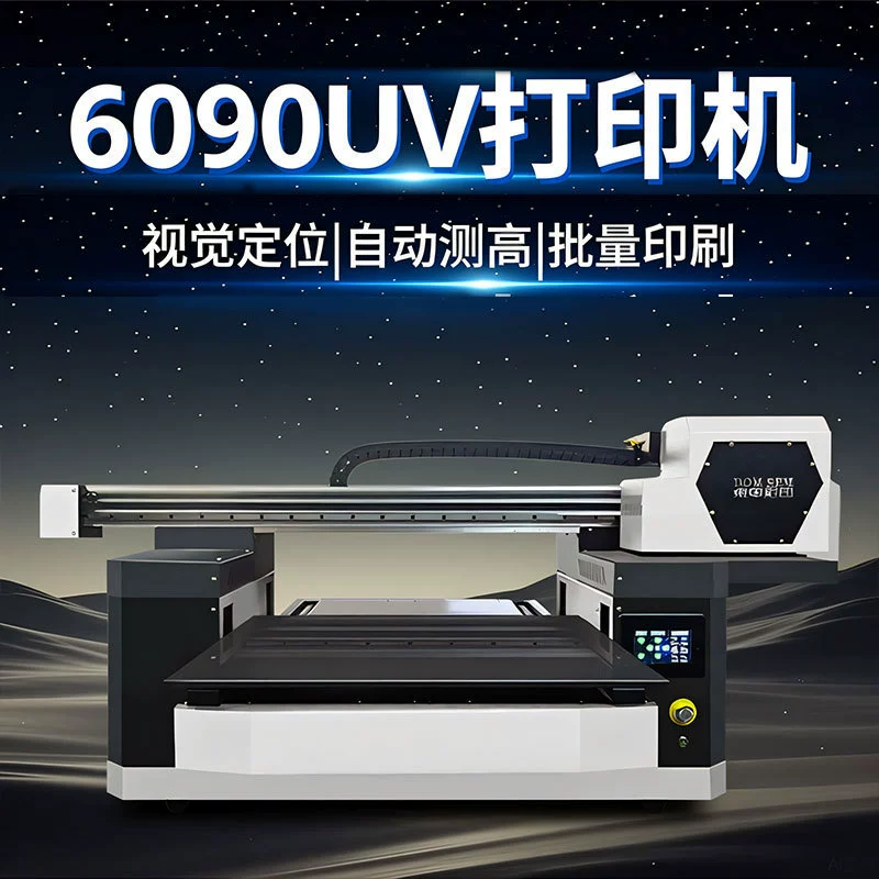 6090 Визуальное позиционирование УФ-принтер маленький плоский акриловый винный бутылка для мобильного телефона чехол хрустальный логотип цилиндрическая печать