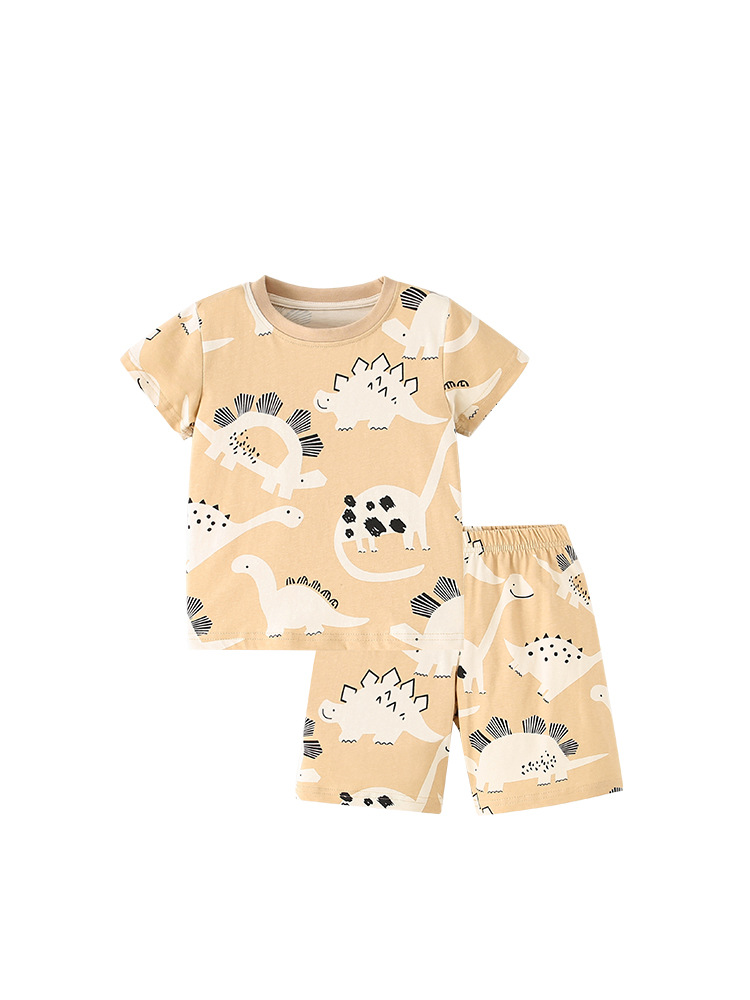 Malwee set de niños de verano nuevo estilo europeo y americano pantalones casuales de manga corta para niños guapo set de dos piezas