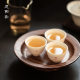 Sitao Zhai Handwritten Small Tea Cup Simple White Porcelain Tea Cup Household Ceramic Master Cup Kung Fu Tea Set Tea Cup Wholesale