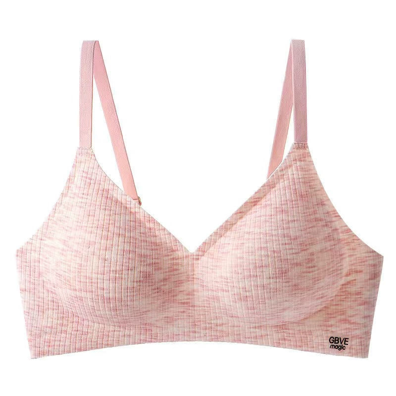 Push up bra, comfortable wireless bra, supporting sports bra