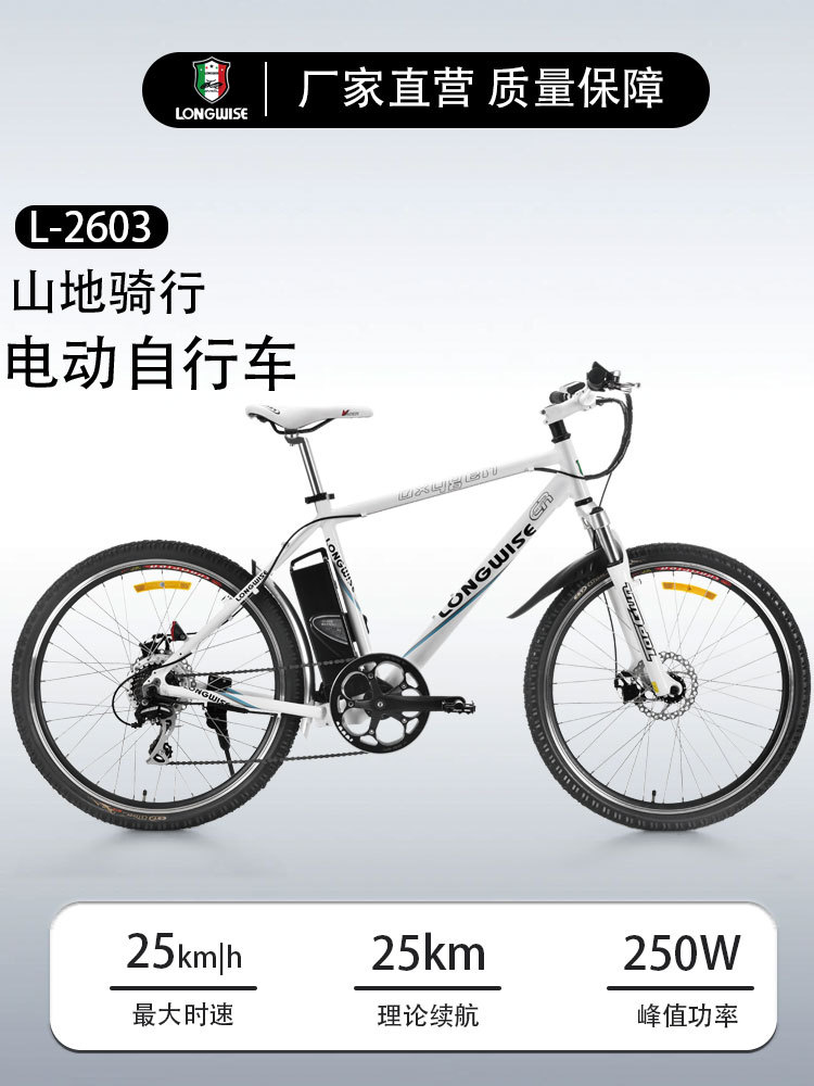 Langhui Hot Sale 26 pulgadas bicicletas eléctricas eléctricas de diseño clásico retro bicicleta eléctrica de montaña