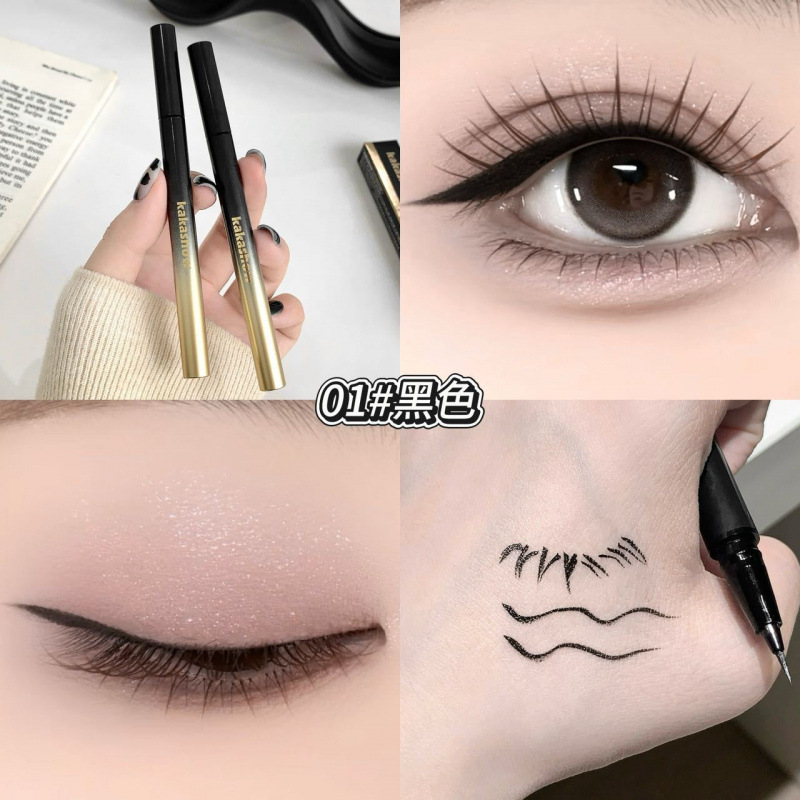 Kakashow natural temperamento delineador de ojos pen impermeable anti-transpiración no decoloración no es fácil de desvanecer maquillaje transfronterizo image 7