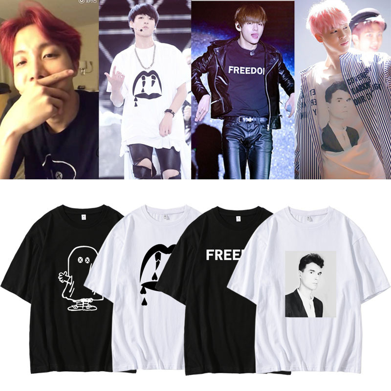 Bullet-proof Youth League Tian Yuguo Zheng No. Xi jintaiheng Pu Zhiyi same clothes men and women loose short sleeve t-shirt Bullet-proof Youth League Tian Yuguo Zheng No. Xi jintaiheng Pu Zhiyi same clothes men and women loose short sleeve t-shirt