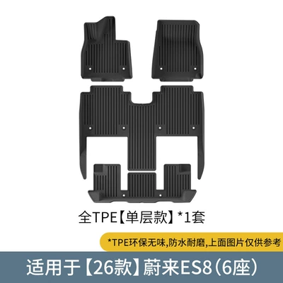 Modelə uyğun ayaqaltı – for 23-26 Nio Es8 Car - 26-models-of-nio-es8-single-layer-floor-mats-six-seats