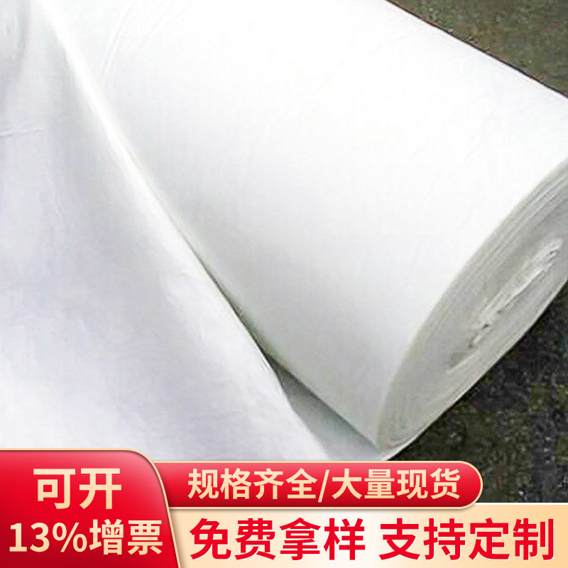 厂家批发聚酯长丝无纺土工布 公路养护土工布 针刺棉涤纶无纺布