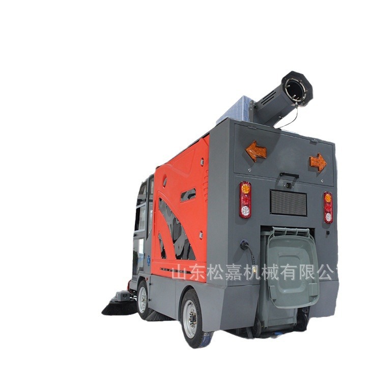 Multifunción integral carretera barredora de suelo polvo hoja barredora eléctrica escuela escénica cerrada barredora de suelo