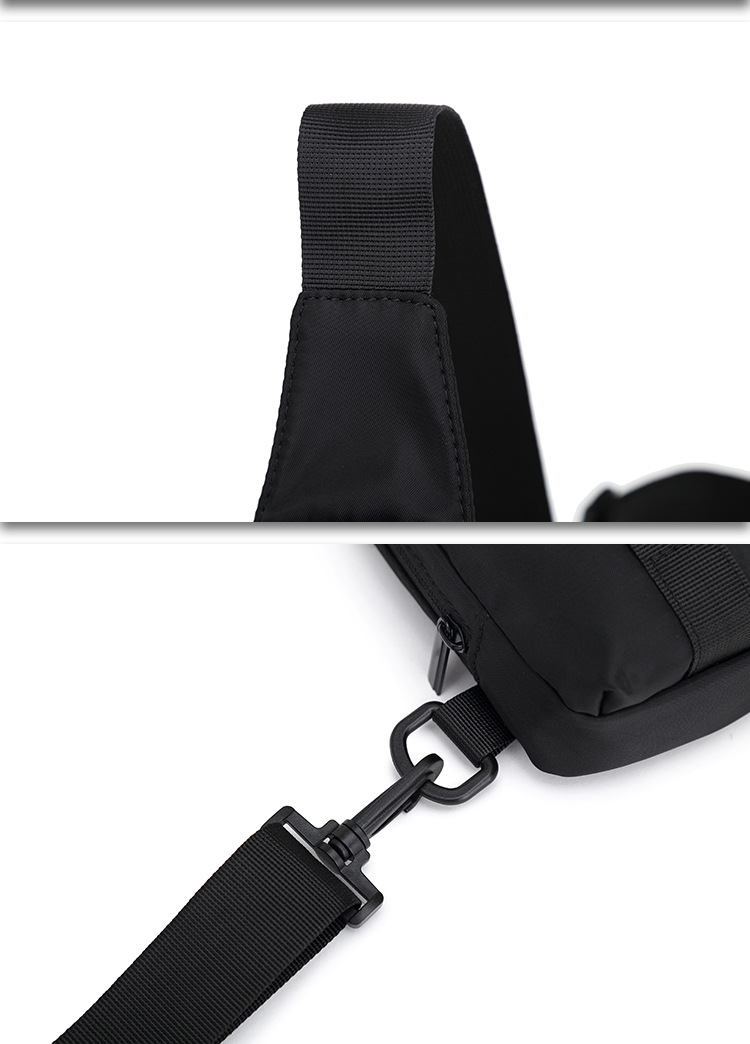 Chest Bag, Waterproof Men's Chest Small Ins Versatile Crossbody Bag Men's Street Fashion Brand Mini Shoulder Bag Student Vitality._voghion.com