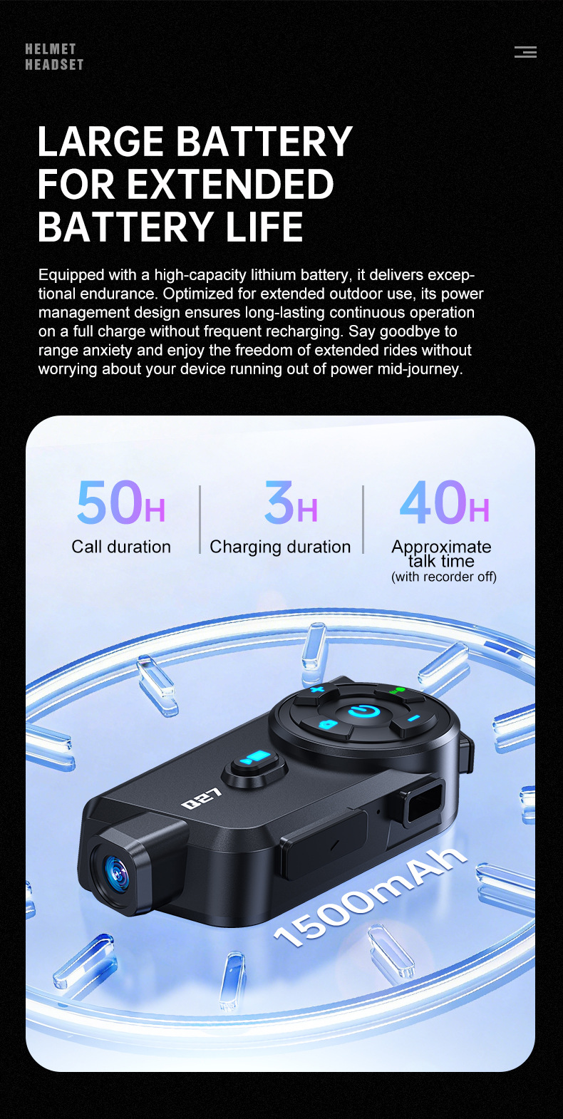Q27 Driving Recorder Helmet Bluetooth Headset Intercom Waterproof High-Definition Shooting Integrated Motorcycle Helmet Headset