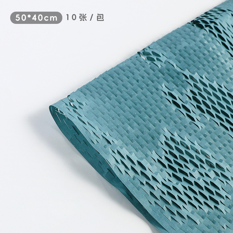 Internet celebridad panal de malla de papel ramo de malla de papel tirón neto arte papel de regalo flor material de embalaje al por mayor