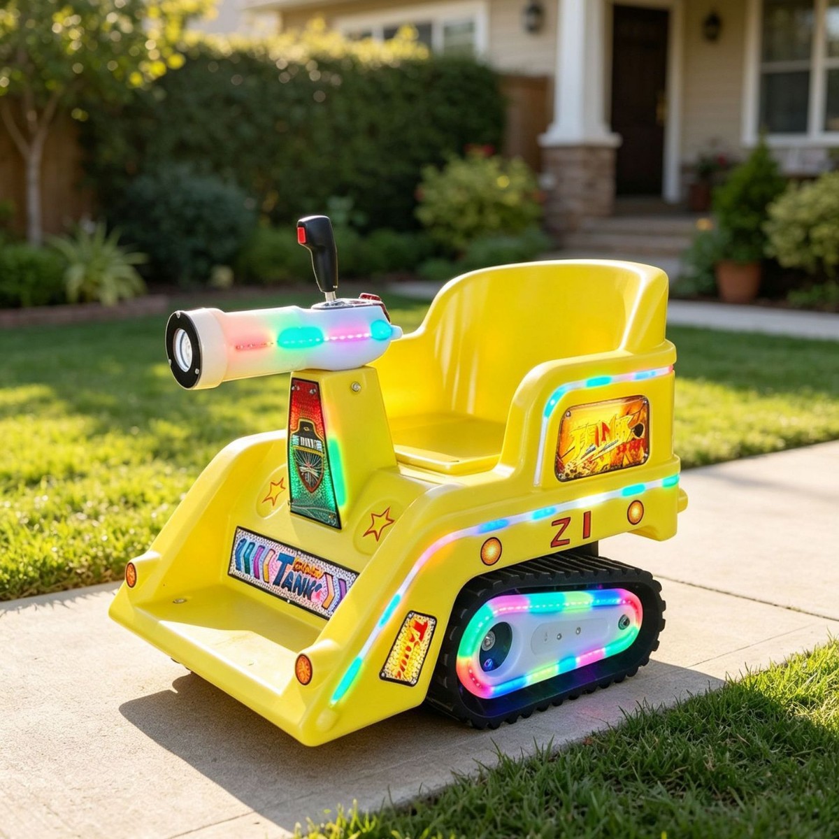 Parque de automóviles eléctricos para niños mercado nocturno puesto de luz parachoques cuadrado baterías de carro de atracción centro comercial coche de juguete para niños