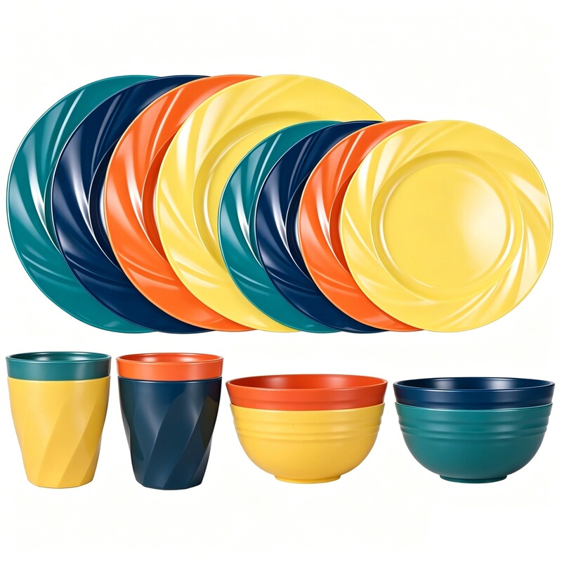 New Amazon American-style plates, bowls, cups, high-end home-use pasta plates, cake plates, salad bowls, and tableware sets
