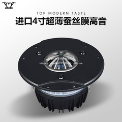 TMT发烧HiFi球顶4寸28芯梅花面板透明丝膜家用高音喇叭扬声器