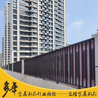 锌钢围墙护栏小区别墅庭院围墙护栏栅栏厂区隔离栏防攀爬栏杆围栏