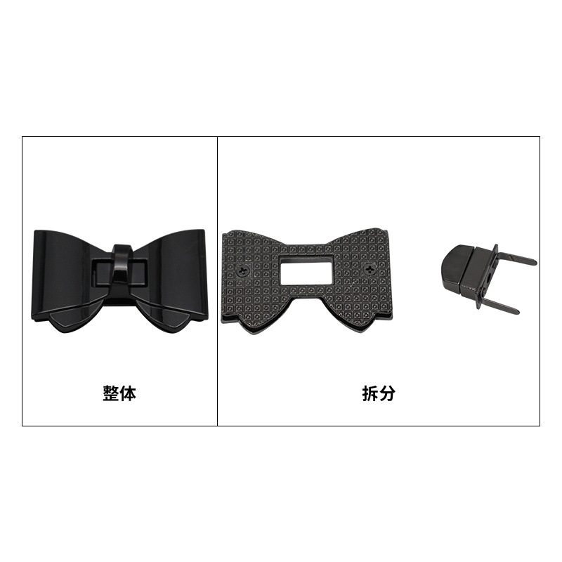Bag accessory with bow