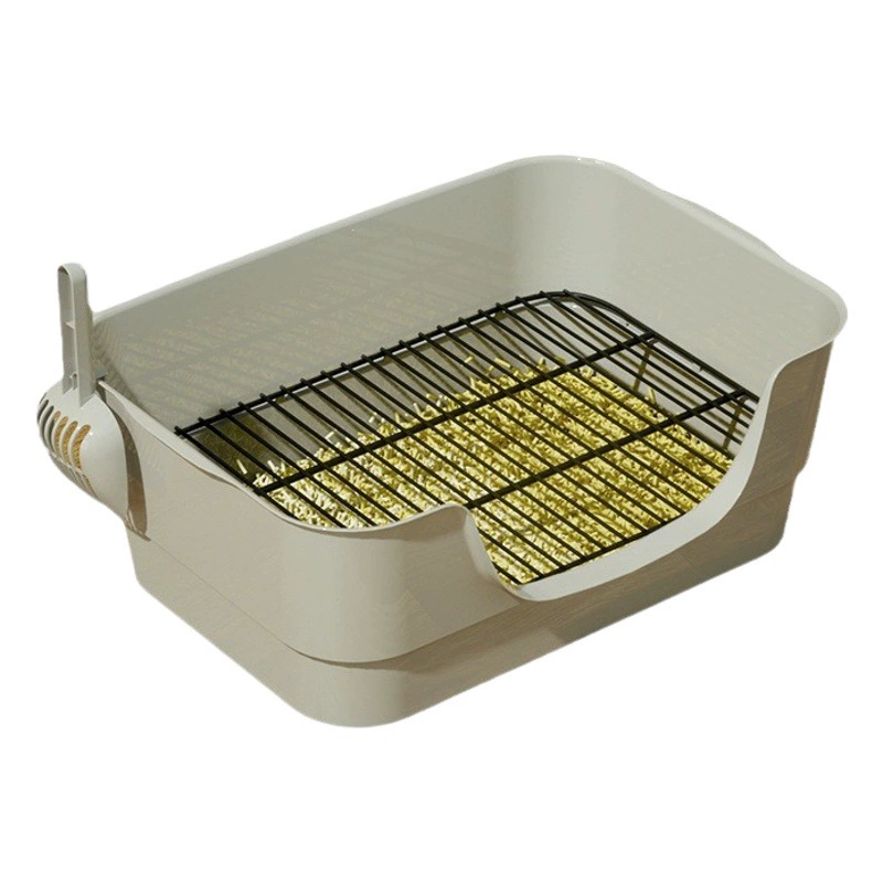 Туалет для собак большая квадратная коробка из нержавеющей стали с высоким забором, защита от брызг мочи, съемный Писсуар для маленьких и средних домашних животных, большая собака