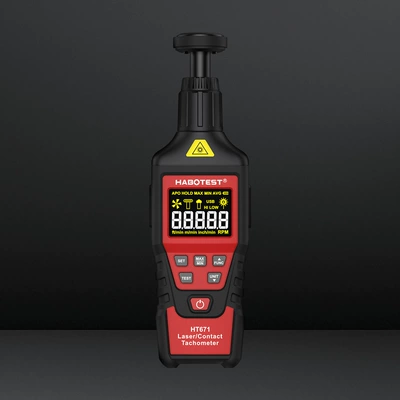 HT671 Tachometer Non-Contact Tachometer Laser/Contact Tachometer (tachometer)