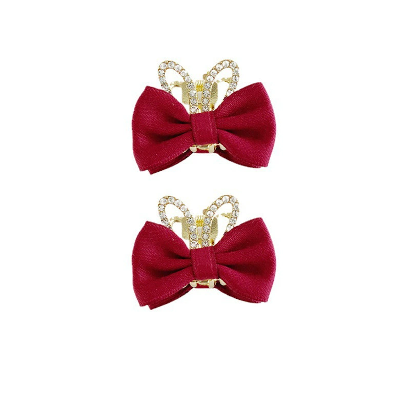 Children's cute three dimensional hairgrip with bow, crab pin, hair accessory, hairpins