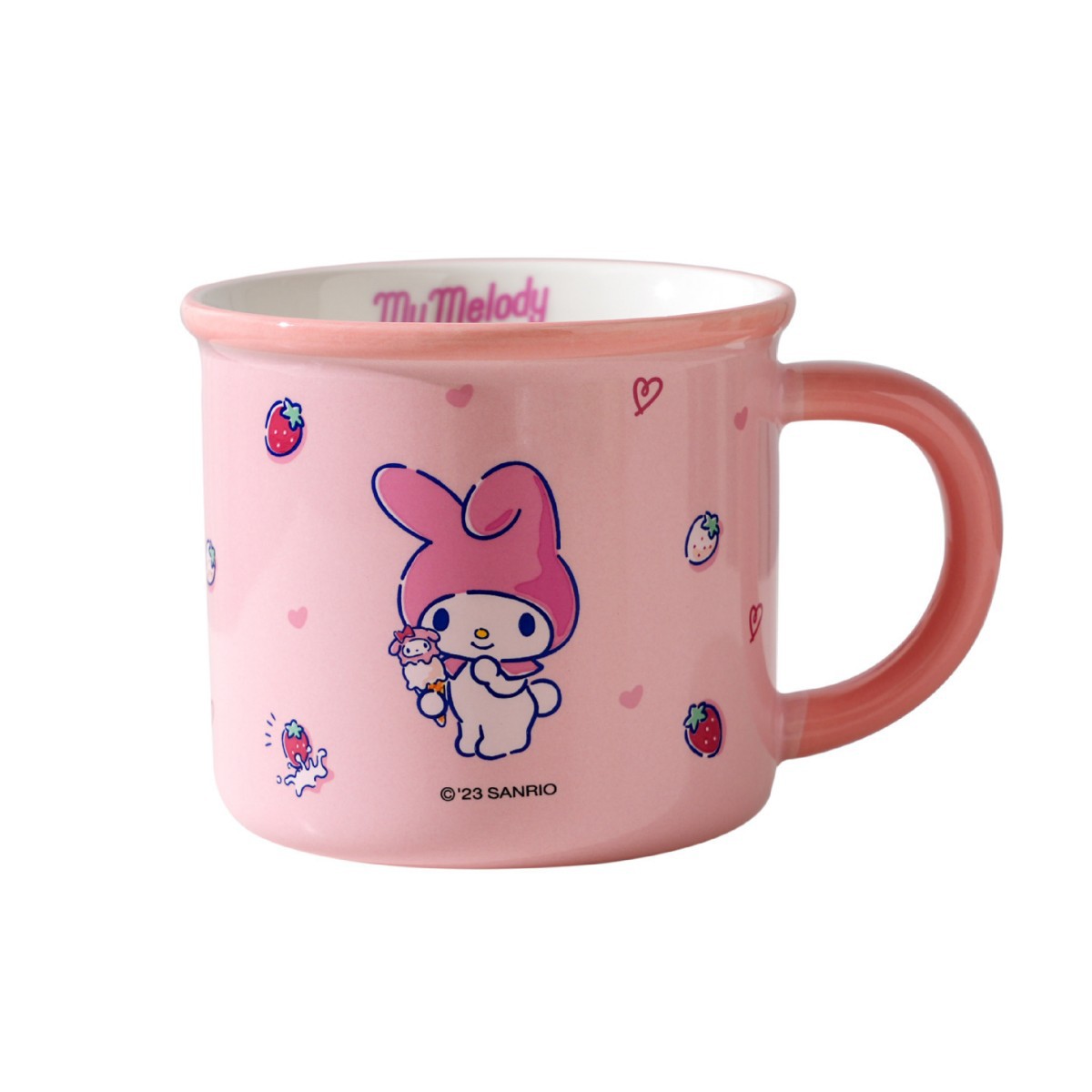 Sanrio autorizado tazas de cerámica auténticas, dibujos animados lindos, tazas de regalo de alto valor, tazas de agua de esmalte caseras